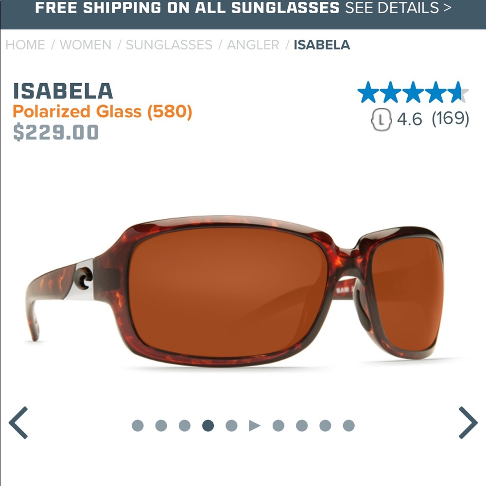 Costa Isabela 580G Sunglasses